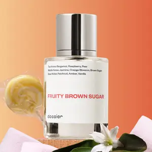 Fruity Brown Sugar, Dossier, Women Perfume, Eau de Parfum, 50ml, Bergamot, Raspberry, Pear, Jasmine, Brown Sugar, Patchouli, Amber, Vanilla