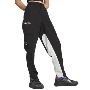 PUMA Womens Bmw M Motorsport Statement Woven Cargo Pants Casual - Black PUMA Womens Bmw M Motorsport Statement Woven Cargo Pants Casual - Black