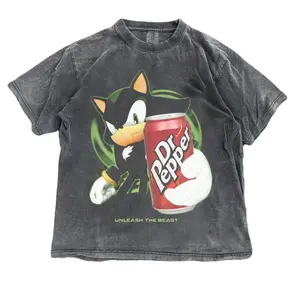 Funny Hedgehog Dr Pepper Shirt, Unlesh The Beast T-Shirt, Shadow the Hedgehog Shirt, Sonic Shirt Speedy Cartoon Animal Graphic Tee, Easy to Wear, Just Throw It On, Casual Style
