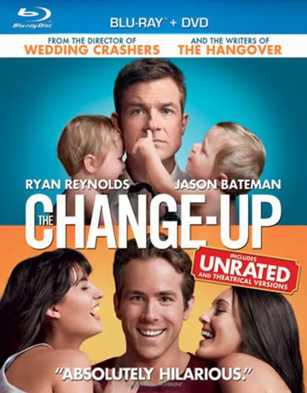 Used Literature Book - The Change-Up (Blu-ray Tie-In) - English Language - Starring Ryan Reynolds, Jason Bateman