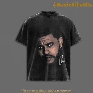 The WK Concert Graphic Washed Tee V3, Soft Cotton T-Shirt, After Hours Album Style Shirt, Dark Pop R&B Streetwear, Music Fan Merch