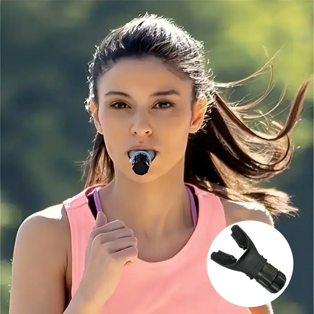 Ultimate Breathing Trainer Adjustable Resistance, Enhance Lung Strength, Home Professional Fitness Exercise Equipment, Home Gym Equipment, Home Workout Equipment, Home Training Equipment