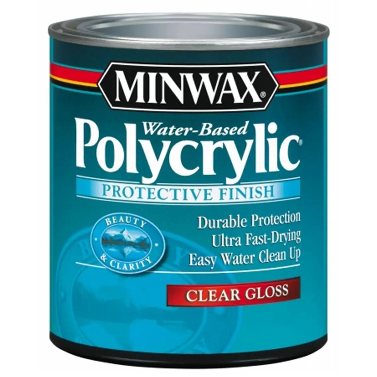 212 MAIN Minwax 1 Qt Polycrylic Protective Finish, Durable Protection Coating for Tools & Hardware Polishing Applications