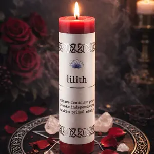 Lilith Manifestation Pillar Candle