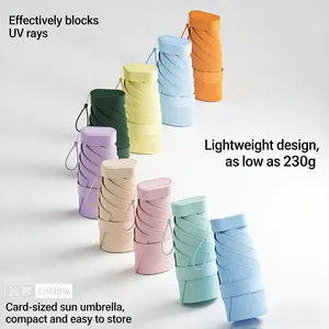 Portable Mini UV Protection Umbrella, Compact Pocket Sunshade for Students, Foldable Rain & Sunny Use, Ideal for Outdoor Activities, Portable Lightweight Umbrella