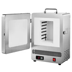 VEVOR Electric Melting Furnace, 1650W Electric Kiln, Digital Melting Furnace with Max Temperature 2192 ℉ /1200 ℃   for Lost-Wax Casting, Clay DIY, Metal Annealing, Ceramic Firing, PID Temp Control