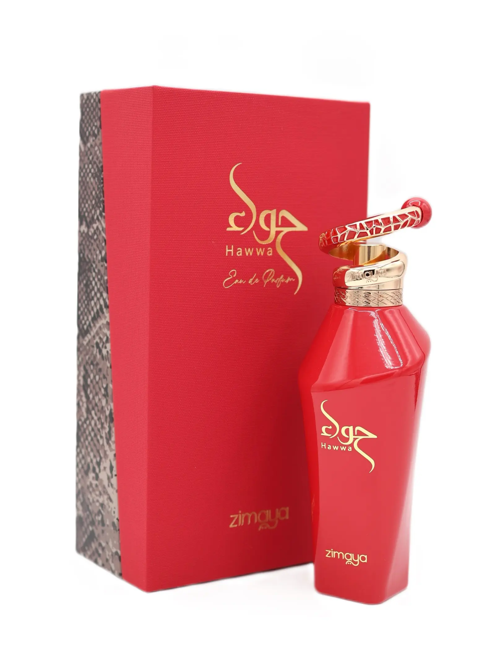 Zimaya Hawwa Red Women's Eau de Parfum (EDP) Spray - Strawberry Scent, Spicy Notes, Grapefruit, Vanilla Pod Sweet Finish, Adults' Gourmand Fragrance, 3.4 fl oz Eau de Parfum Bottle Women's Fragrance