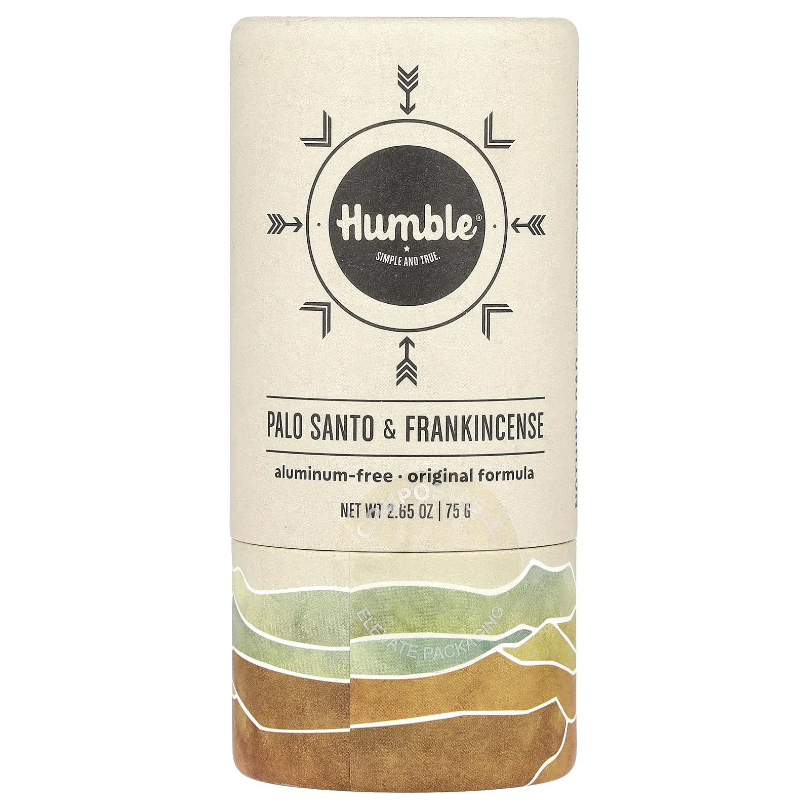 Humble Brands Aluminum-Free Deodorant, Palo Santo & Frankincense, 2.65 oz (75 g) Humble Brands Aluminum-Free Deodorant, Palo Santo & Frankincense, 2.65 oz (75 g)