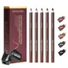 5pc/set Smooth Glide Eyeliner Pencil Cosmetic Set - Waterproof, Smudge-Resistant, Creamy-Textured, Long-Lasting Eye Liners for Daily Wear, Date Night Looks