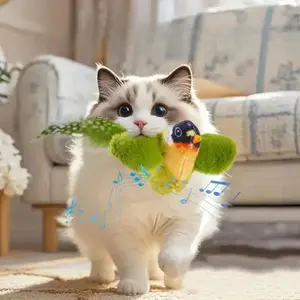 Cute Bird Design Cat Toy, Interactive Hanging Cat Teaser Toy, Pet Chew Toy, Cat Scratch Toy, Fun Indoor Cat Teething Toy, Pet Entertainment Supplies