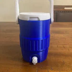 Customizable 3D Printed Mini Water Cooler Koozie | Fits 12oz Cans