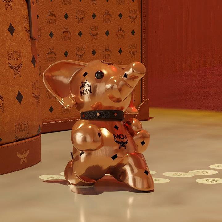 MCM Collection Zen Elephant Mini & Travel EDP Gift Set – Eau de Parfum Spray 0.34Fl.Oz/10ml & 0.5Fl.Oz/15ml