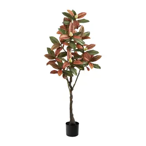 Nearly Natural 5' Fall Magnolia Artificial Tree