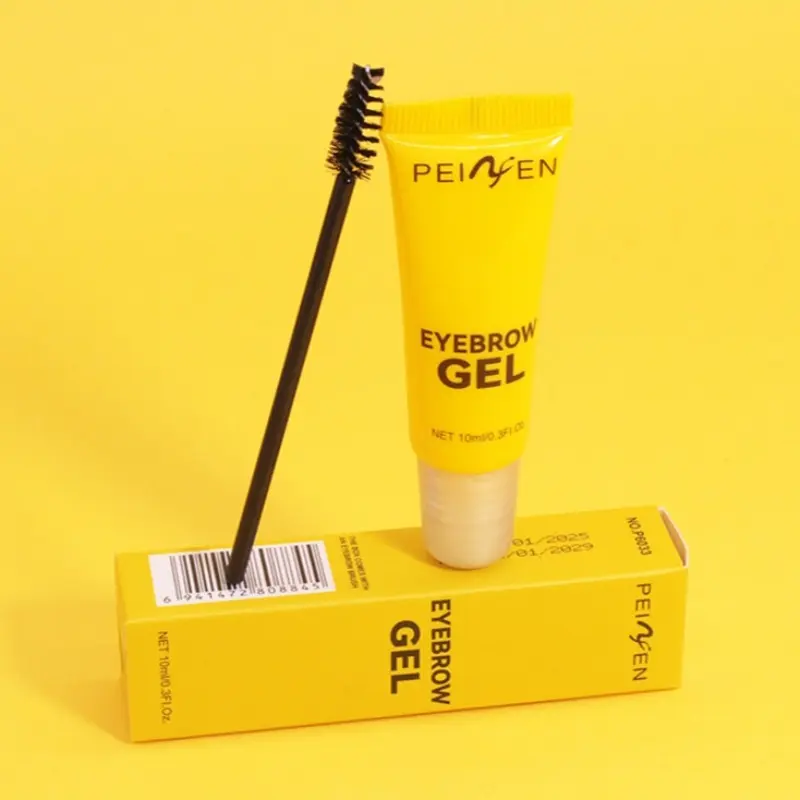 Waterproof Eyebrow Gel Brush, Brow Lamination Gel, Clear Brow Gel, Brow Fixing Gel, Brow Fixer, Brow Styling Gel, Brow Styler Gel, Long-Lasting Hold, Suitable for All Skin Types, Ideal for Salon & Home Use, Sweat Resistant Makeup Tool