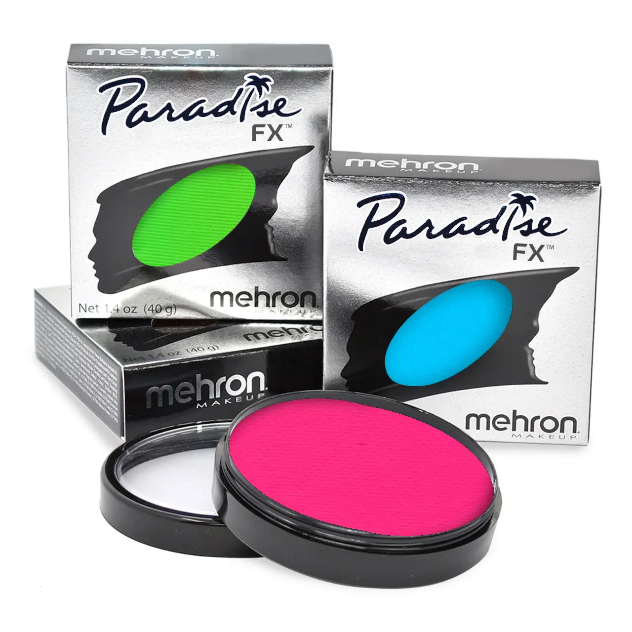 Mehron Paradise FX - Neon/UV Glow Face and Body Paint, 1.4oz Pro Size Mehron Paradise FX - Neon/UV Glow Face and Body Paint, 1.4oz Pro Size