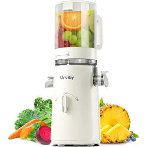 Cold Press Juicer, 2-in-1 Juicer Machines for Juice & Sorbet, with 5-Inch Wide Chute, High-Yield juice extractor for Fruits & Vegetables/High Nutrients/Reverse Mode/Easy to Clean