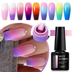 7ML Thermal Nail Gel Polish, Temperature Color Changing Uv Gel Manicure Nail Gel, Fashion-forward Long Lasting Soak Off Nail Varnish, Semi Permanent DIY Nail Polish, Nail Art