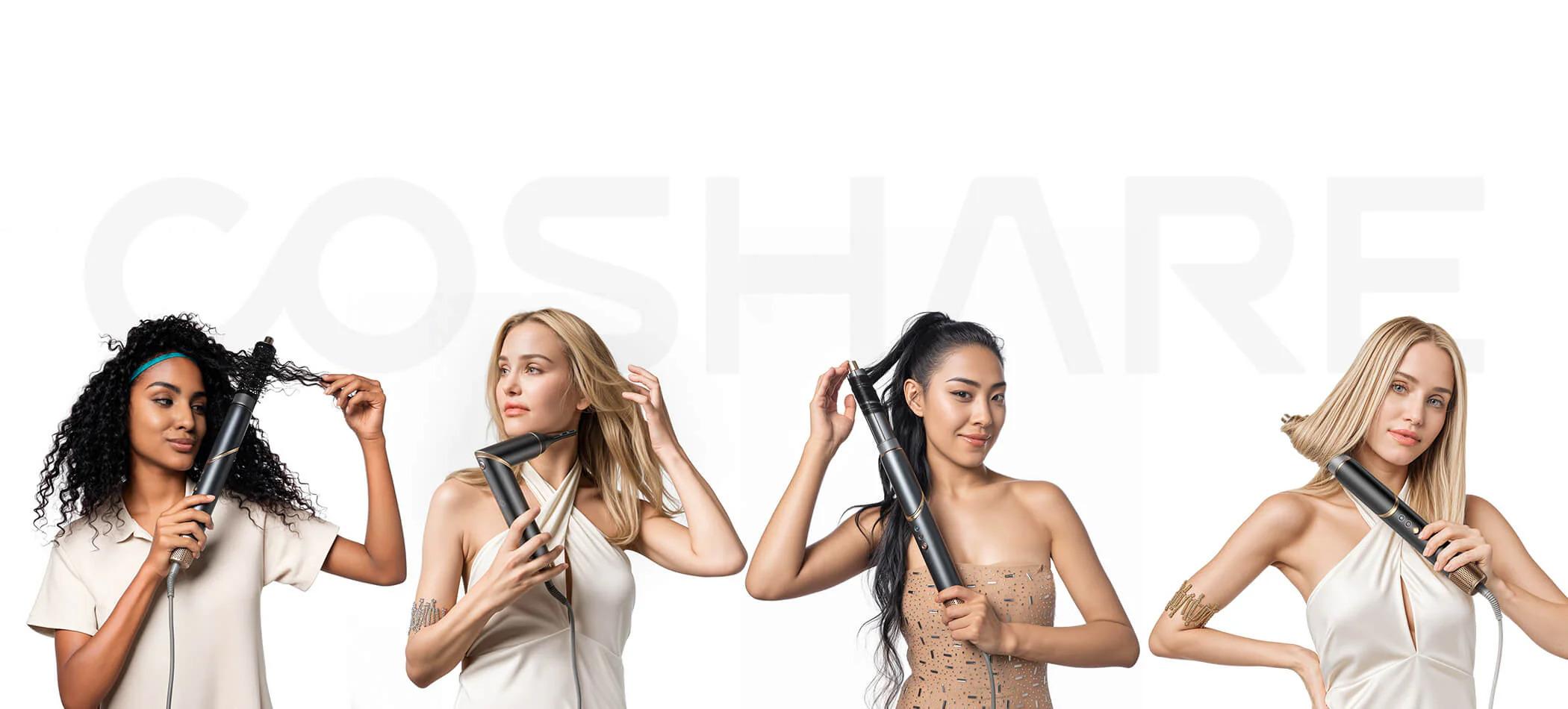 COSHARE SuperFlow Instyle HS30 Hair Dryer 4 in 1 Air Styler 110000 RPM High Speed Powerful Hair Styling Tool