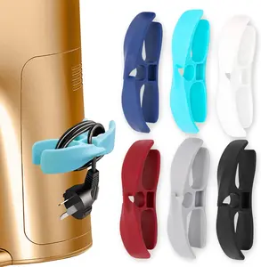 Cord Organizer for Kitchen Appliances - Upgraded Adhesive Cord Winder Wrapper Holder Cable Organizer for Small Appliances, Coffee Makers, Mixer, Pressure Cookers and Air Fryers (6color, 6 Pack)