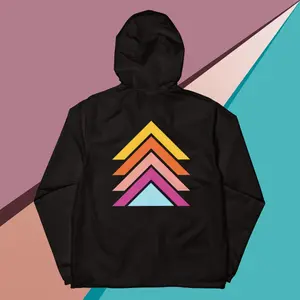 Unisex lightweight zip up windbreaker