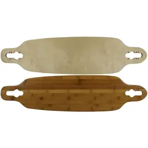 Longboard Moose Drop Through Deck 9" x 36" Bamboo Bottom
