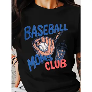 Baseball Mom Shirt, Baseball Moms Club T shirt, Retro Baseball Tee, Trendy Game Day Apparel, Raising Ballers, Baller Mom