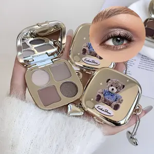 4-Color Light and Shadow Bear Eye Shadow Palette