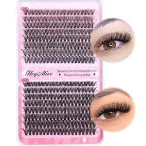 Wispy Lash Clusters 30D+40D Individual Lashes 320 Pcs Cluster Eyelash Extensions D Curl Cluster Lashes 9-16mm Eyelash Clusters