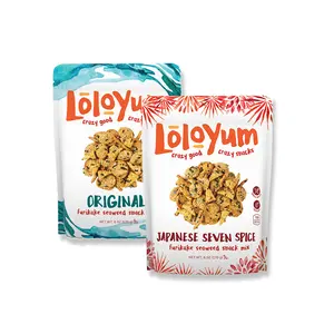 LoloYum 2-Pack Variety Original and Japanese Seven Spice Flavor Furikake Seaweed Snack Mix - Hawaiian Inspired and Non-GMO
