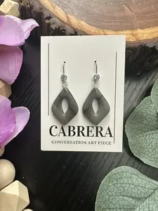 Greer Handmade Polymer Clay Dangle Earrings, Lightweight Statement Earrings for Women