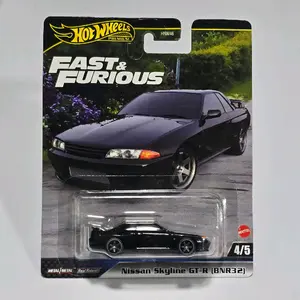 Hot Wheels Premium Fast & Furious 4/5 Nissan Skyline GT-R (BNR32) Black 1:64 Car