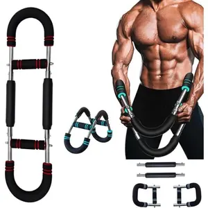 Arm Trainer for Men,Arm Trainer with Chest Workout Equipment,Portable Home Gym Arm Exercise Machine for Strength Training Forearm Strengthener