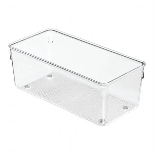 InterDesign 52830 Clear Drawer Organizer- 4 x 8 x 3 in.