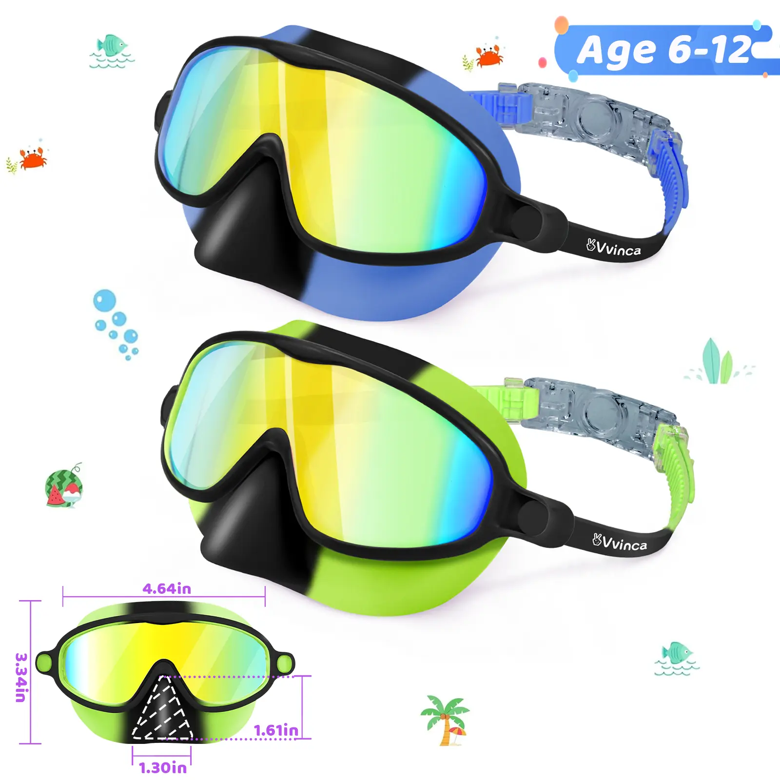 03-black Blue& Black Green（bigger/for kids 6-12)