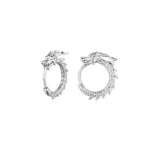 High-end fashion dragon earrings, a pair of cool and handsome earrings for both men and women, perfect for daily wear or as a gift, versatile jewelry for all seasons
