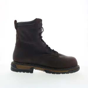 Rocky Steel Toe Waterproof 6693 Mens Brown Wide Leather Work & Safety Boots