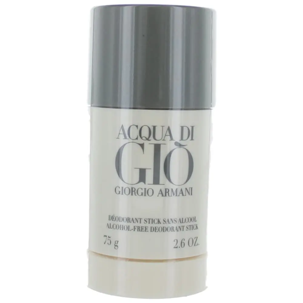 Giorgio Armani Acqua Di Gio Men's Sensitive Daily Deodorant Stick - Minimalist, Clean Look, 2.6oz, Alcohol-Free