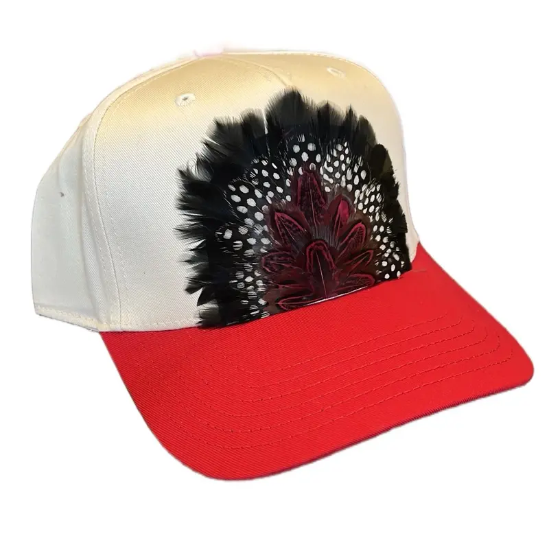 Women’s feathered hat