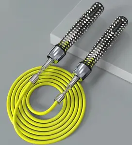 HEREROPE Weighted Jump Rope for Speed, Cardio, Boxing Fitness Workout, 1/4lb Skipping Rope with Ball-bearing, Comfortable & Ergonomic Grip, Tangle Free Cable, Jump Ropes for Men Women Fitness