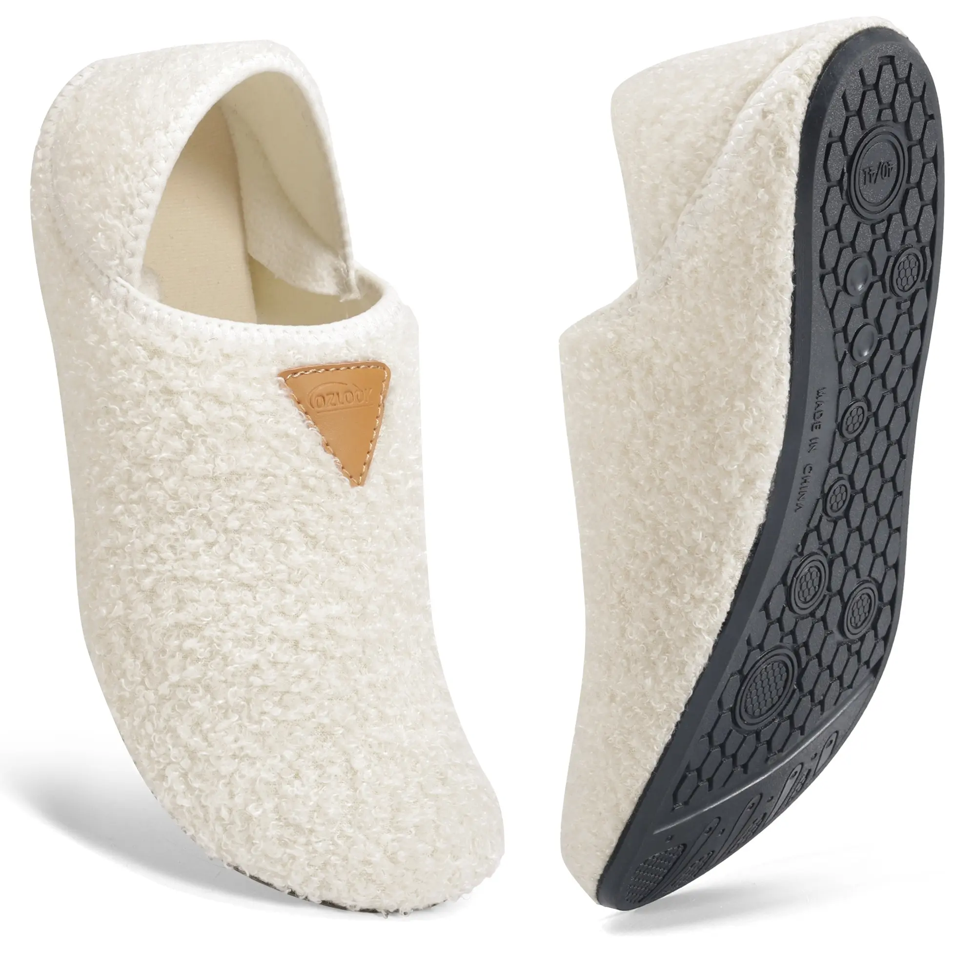2026 New Cozy Fluffy Teddy Fleece Indoor Slippers for Women Anti Slip Lightweight Warm Home Bedroom Shoes