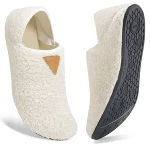 2026 New Cozy Fluffy Teddy Fleece Indoor Slippers for Women Anti Slip Lightweight Warm Home Bedroom Shoes