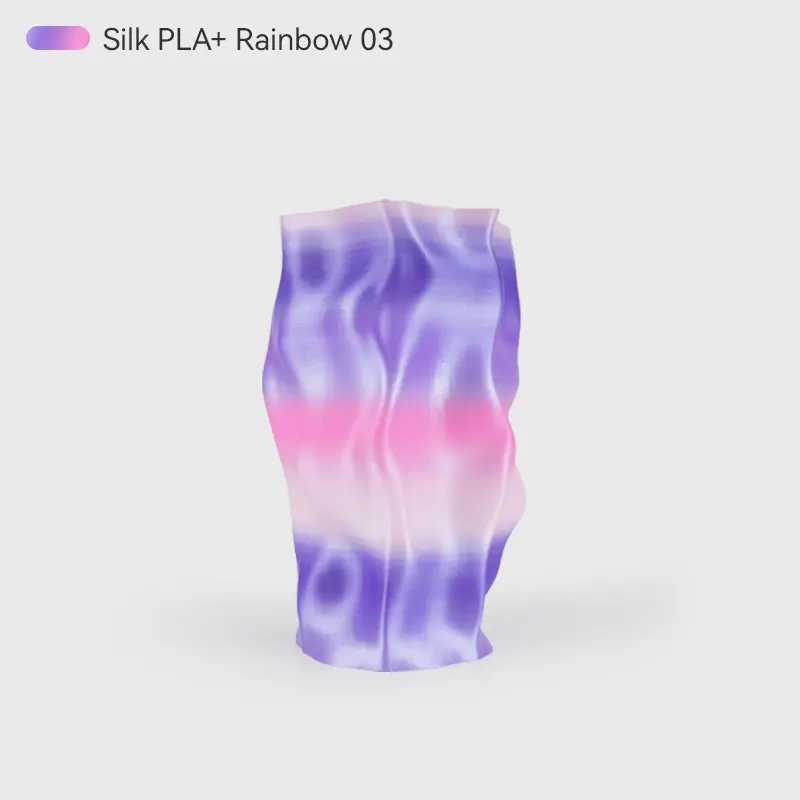 Silk PLA+ Rainbow 03