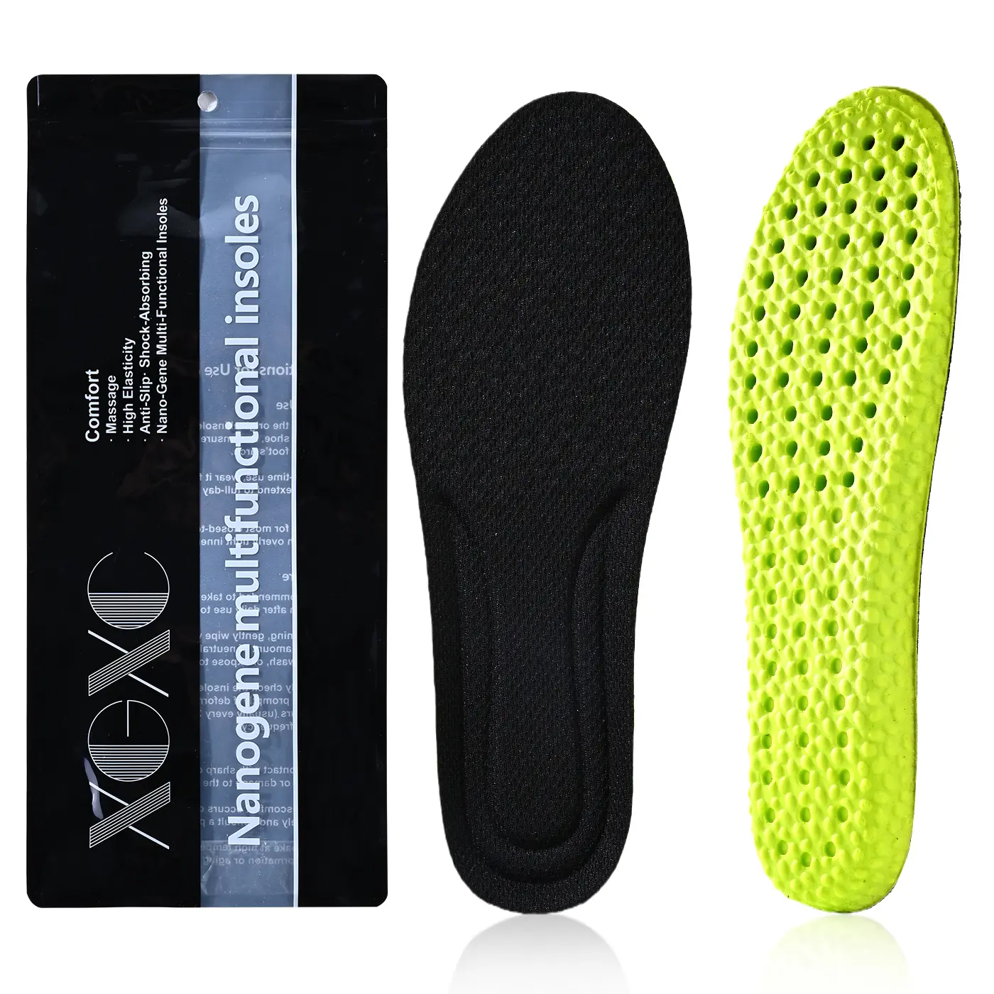 3 Pairs Extra Large Size Ultra-Comfort  - Soft  Shock-Absorbing Replacements for Sports & Casual Shoes, Perfect for Wide Feet breathable insoles Footwear height boosters, Soft Cushioned Insoles, All-Seasons tiktokshopspringglowup,summervibes