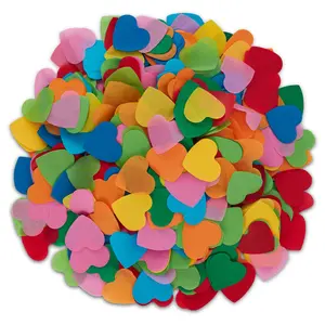 Heart Confetti – Multicolor Flameproof & Biodegradable 1lb Loose Pack
