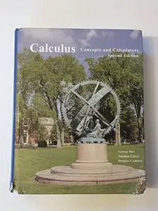 USED-Calculus: Concepts and Calculators by George Best (Hardcover)