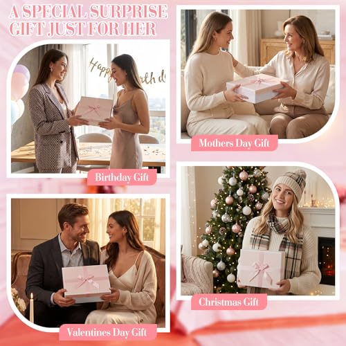 Mother's Day Gifts 11 Pcs Spa Gift Basket Self Care Set with Hooded Bathrobe Relaxing Bath Gift Set Pampering Spa Gifts for Mom Wife Grandma, Birthday Get Well Soon Thinking of You Stress Relief Care Package