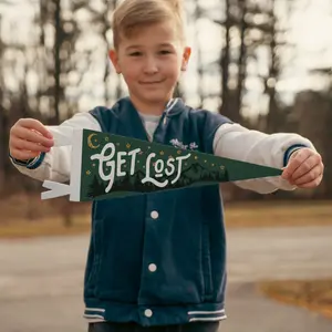 Get Lost Felt Pennant