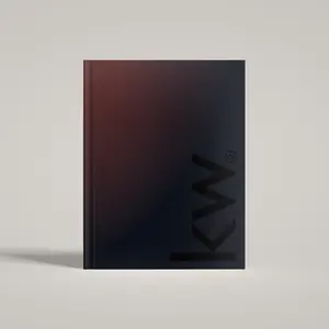 KW Ombre Red Bindable Listing Presentation - Lay Flat HARDCOVER Soft Touch (10 Pack)