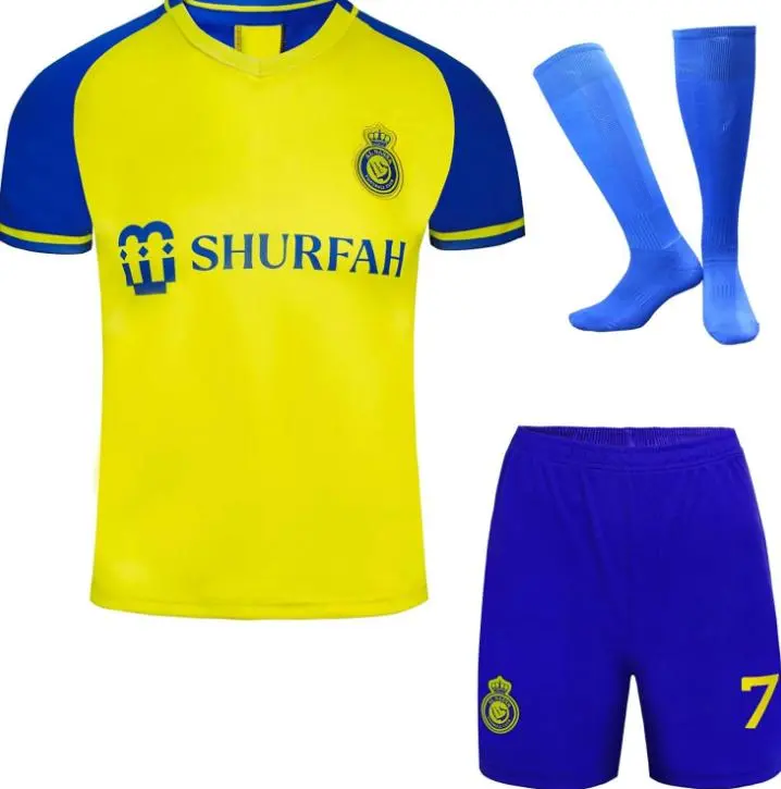 Women Men  Kid   #7 Soccer Jersey Kids Uniform  Football Jersey