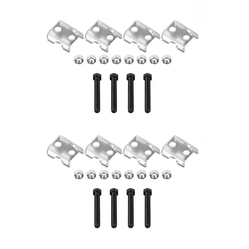 4Pcs Carbon Steel Compact Spring Compressor Kit Set - Adjustable Wrench-Fit Mini Accessory for Cars/Motorcycles Strut, Shock, Spring Repair (Compress, Expand, Lift, Lower Functions)